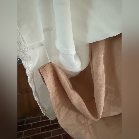 MAJORELLE Cady Mini Dress in Ivory & Pale Yellow S - Picture 13 of 16